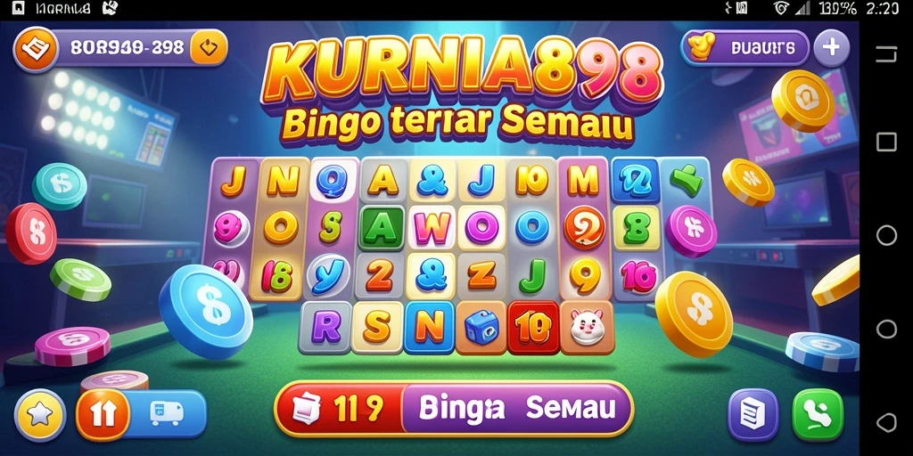 Tampilan gameplay seru dari Bingo KURNIA898.